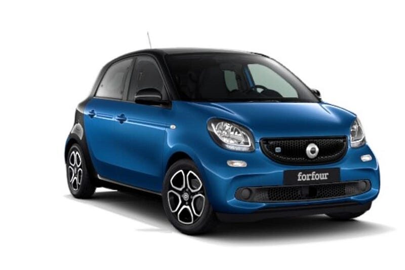 EQ FORTWO FEATURED HERE. PHOTO CREDIT: SYTNER