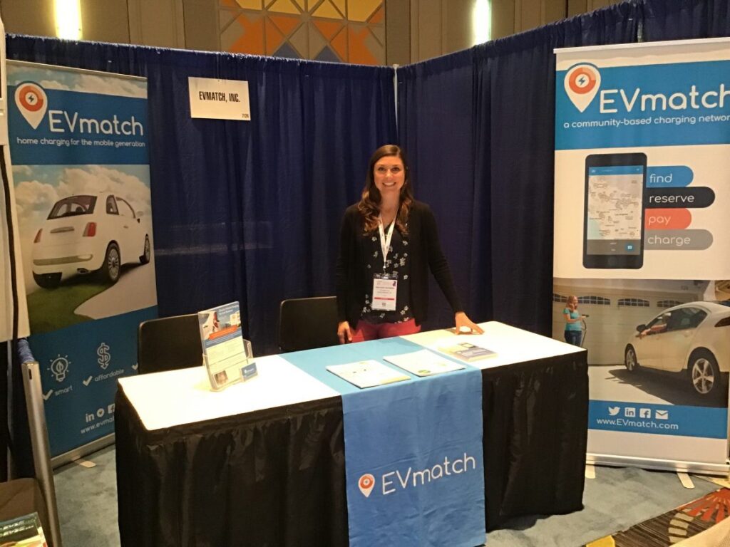 EVmatch trade show booth