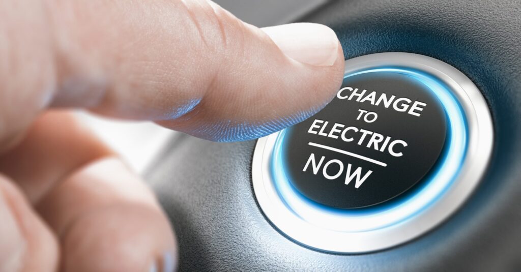 Button for EV to electric