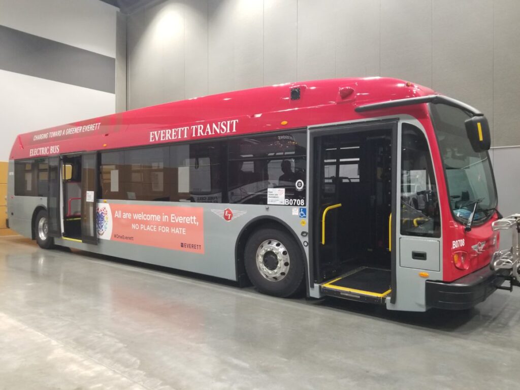 Everett Transit electric bus